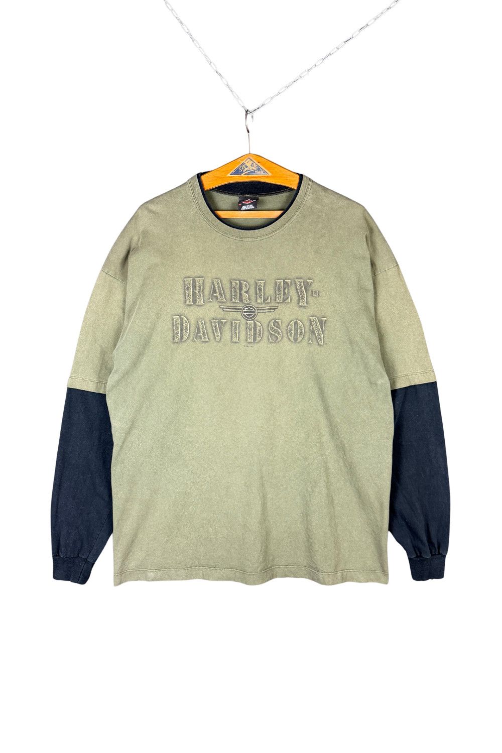 07 Harley-Davidson Monterey Bay Cannery Row Layered LS Tee