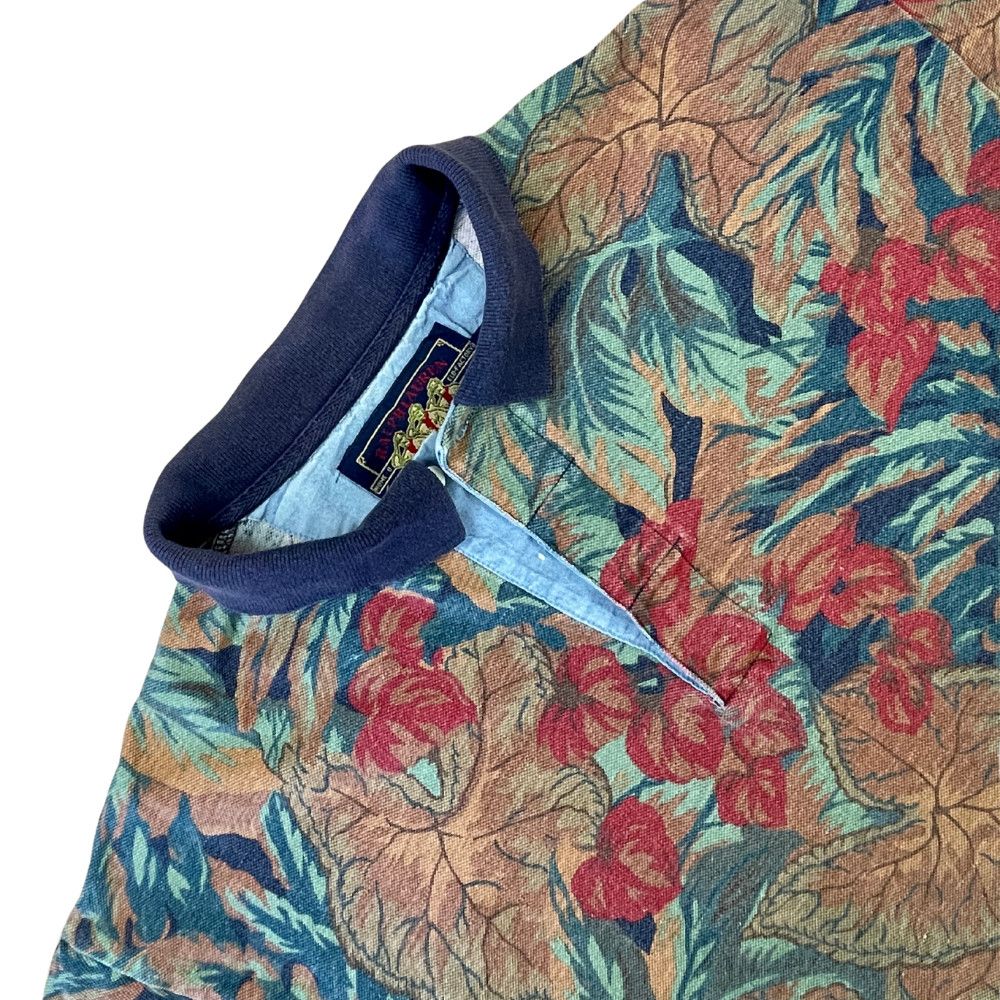CHAPS by Ralph Lauren “Jungle Print” Polo - Made in USA. - L