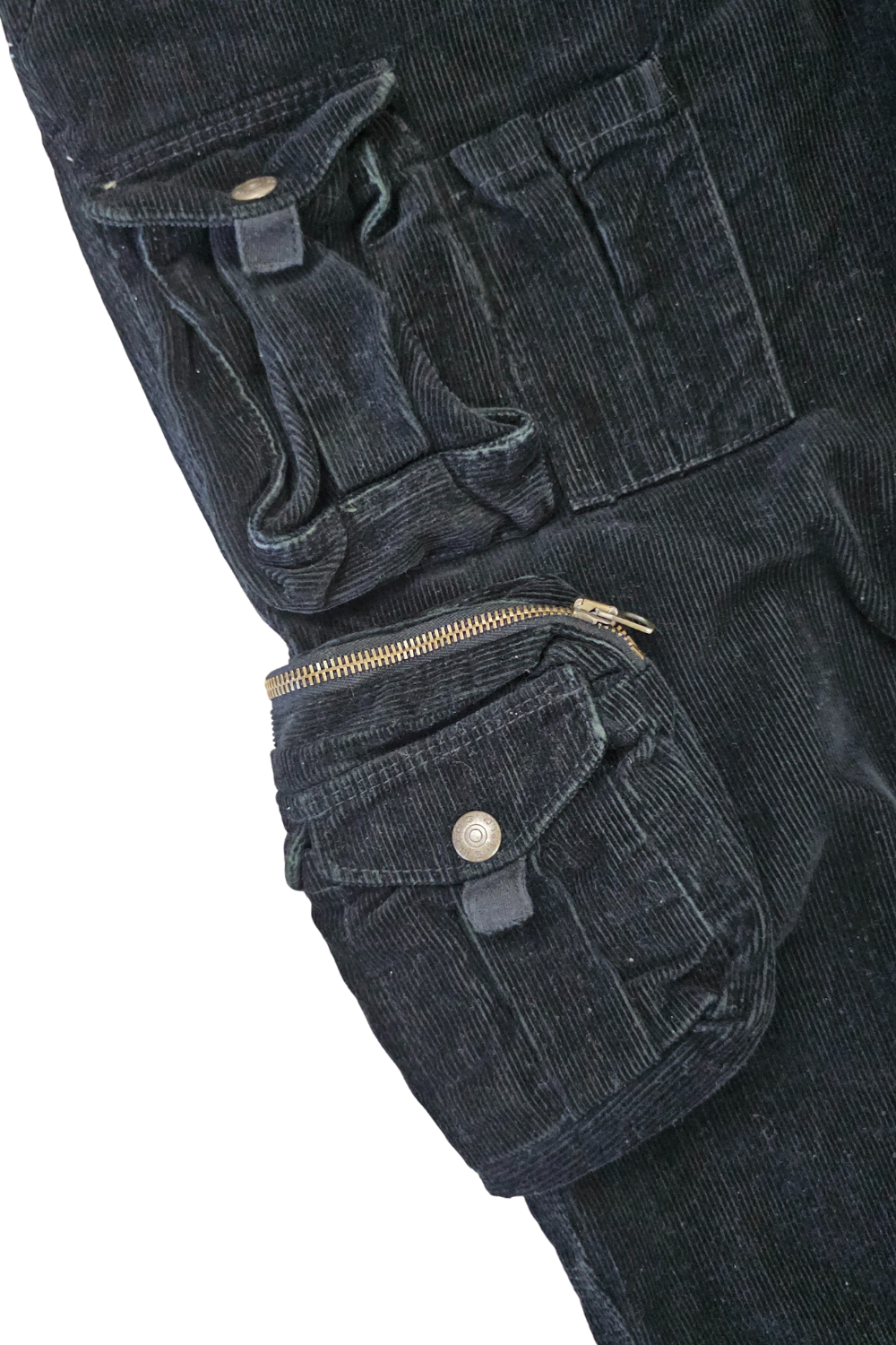 Polo RL “Bullet Rivet” Corduroy Utility Cargos – early 2000s