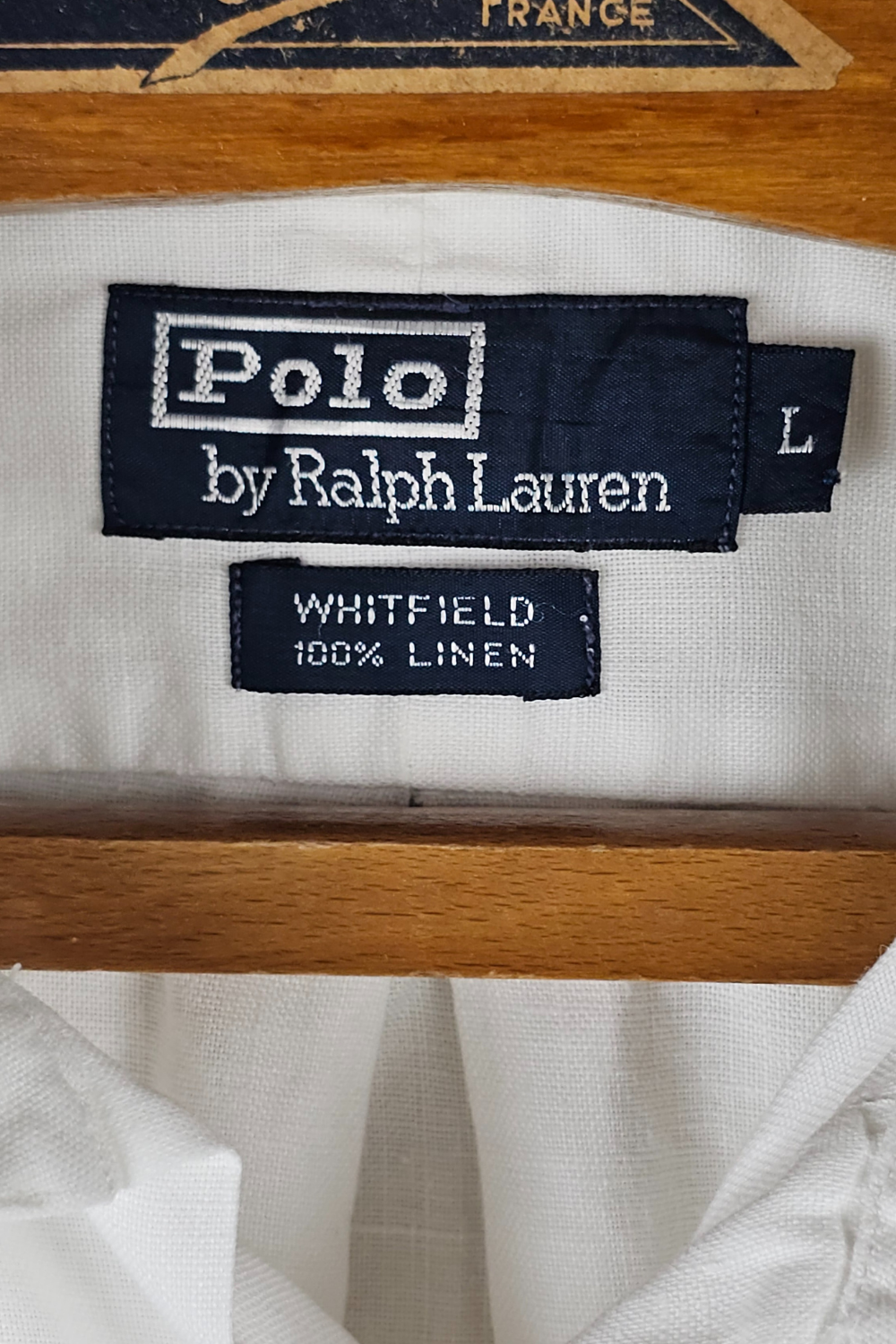 Late-90s PRL “Whitfield” 100% Linen Double-Pocket Shirt - L