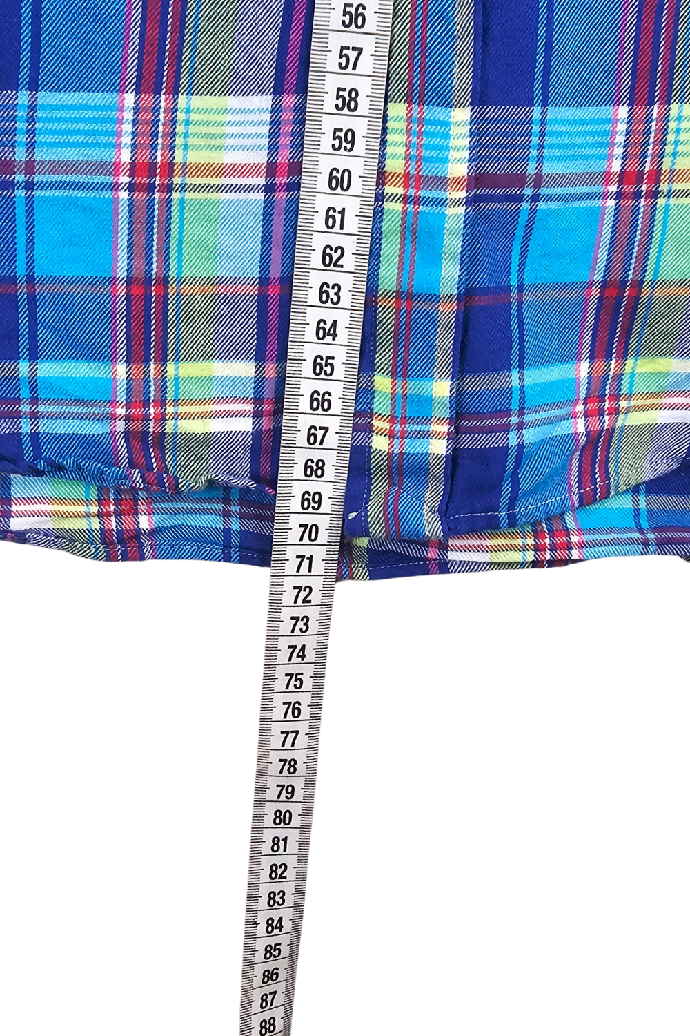 RL “Relaxed Fit” Bright Madras Button-Down – Yellow Pony – S