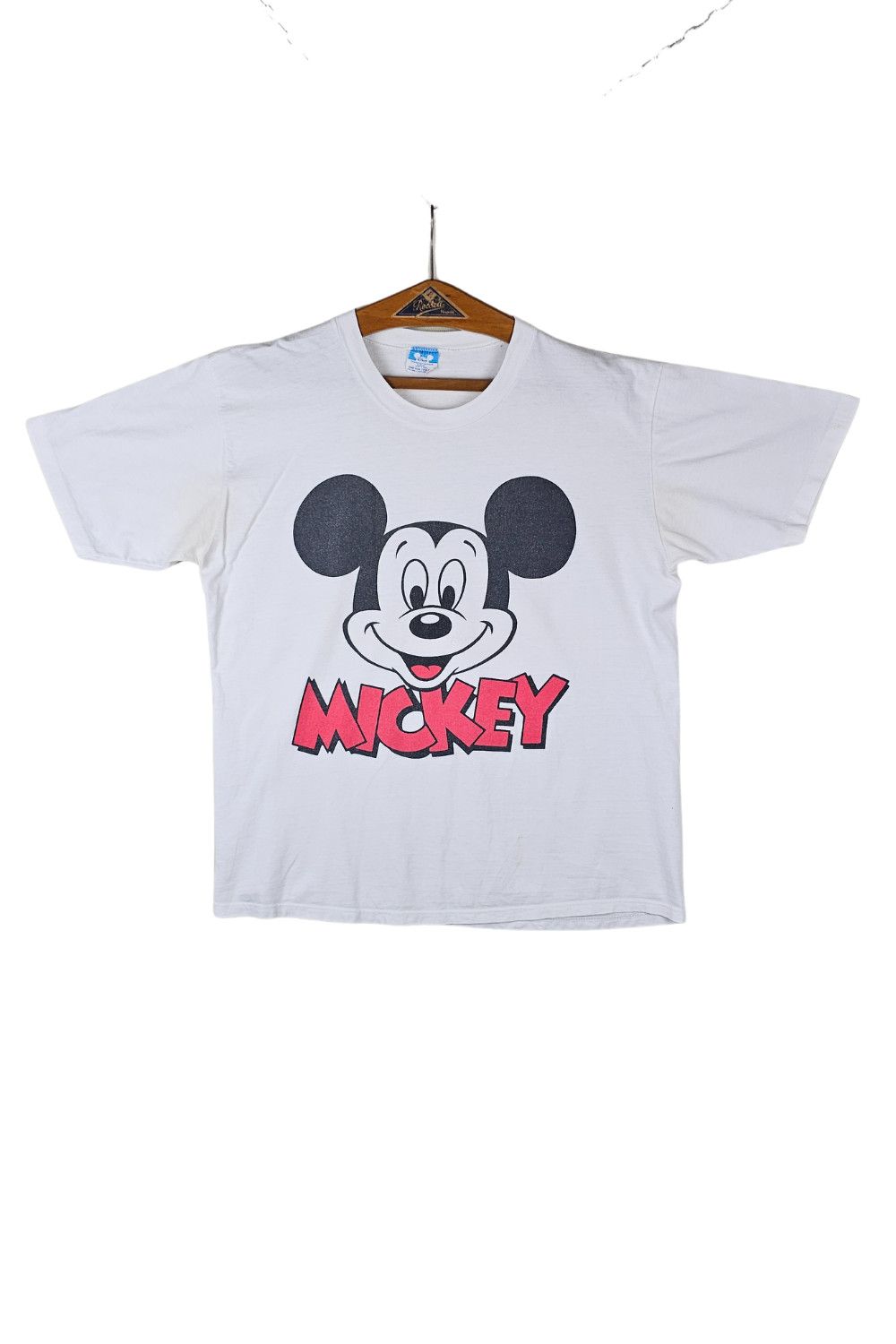 1980s Disney “Mickey” Tee Made in USA - Single Stitch Sleeve