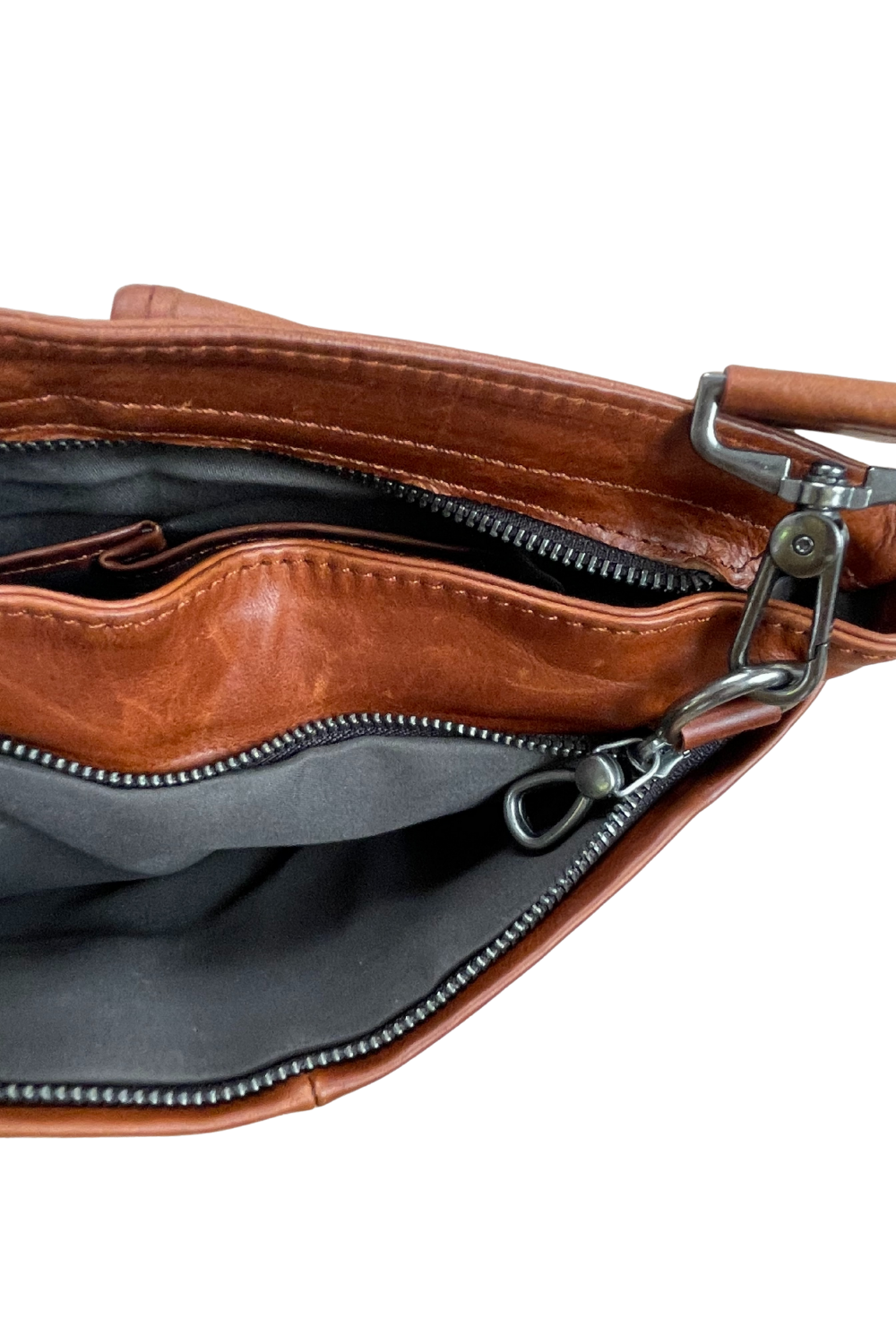 RRL by Ralph Lauren Veg-Tan Utility Pouch – Cognac Leather