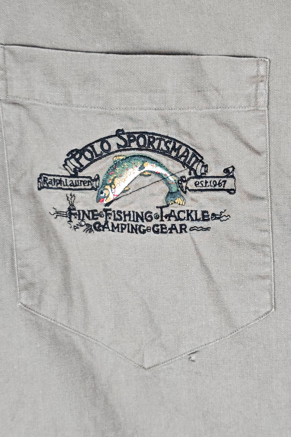 1990 Polo Country “Polo Sportsman” Fishing Shirt - L
