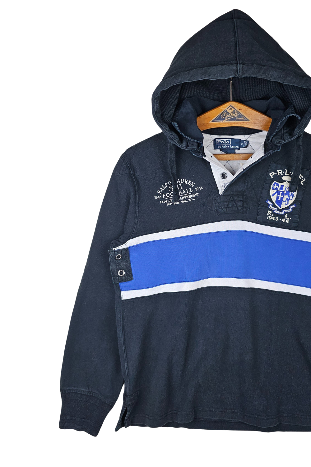 FW10 Polo RLPC Football “10” Rugby Hoodie - Detachable Hood