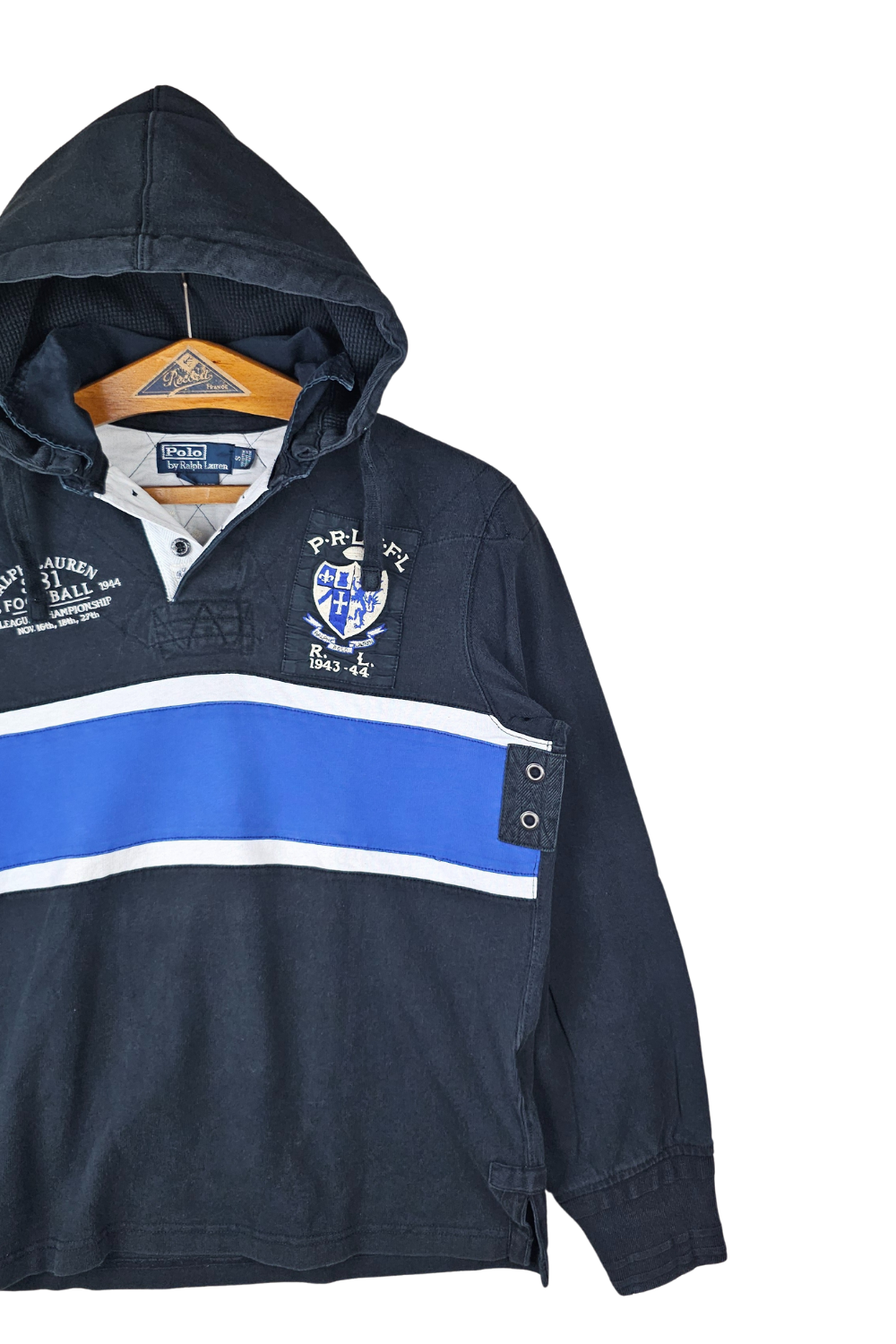 FW10 Polo RLPC Football “10” Rugby Hoodie - Detachable Hood