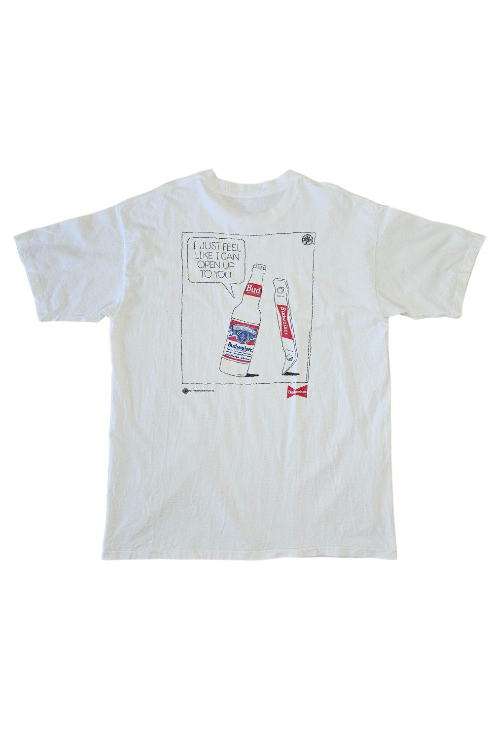 1993 Budweiser “Open Up” Single-Stitch XL – USA Blank