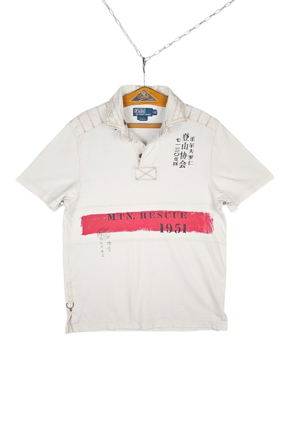 PRL 'Mtn - RESCUE 1951' Polo - M - Japan/Alpine Capsule 08ss