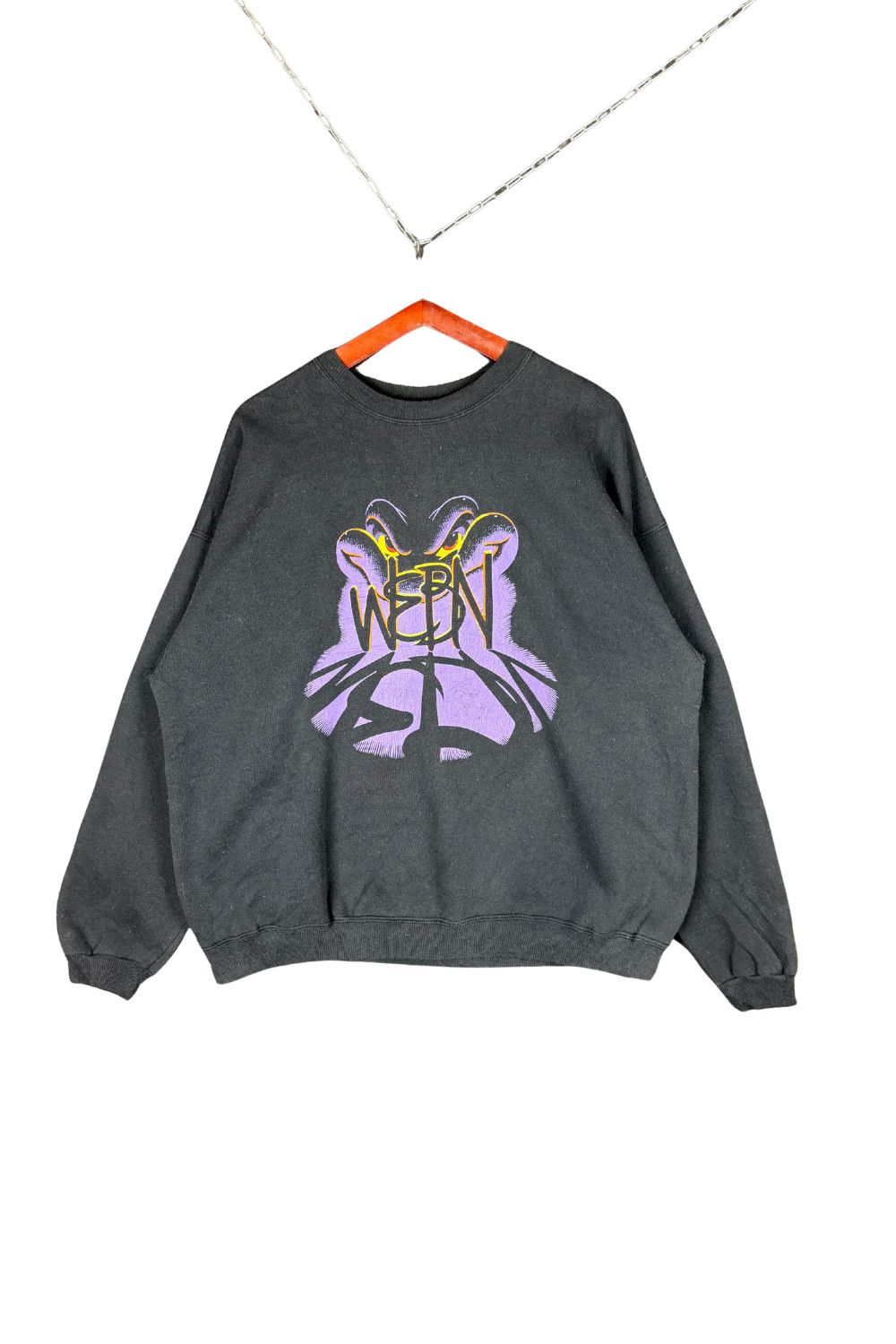 90s WEBN Frog Sweatshirt – Hanes Heavyweight XL