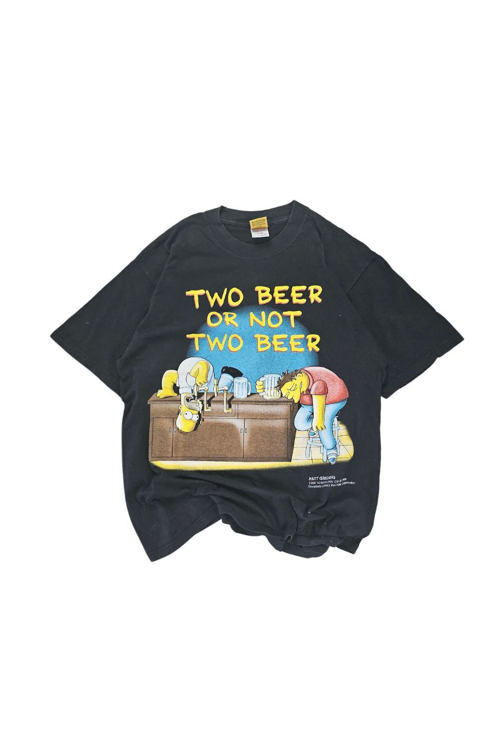 1999 The Simpsons “Two Beer Or Not Two Beer” Tee Jerzees