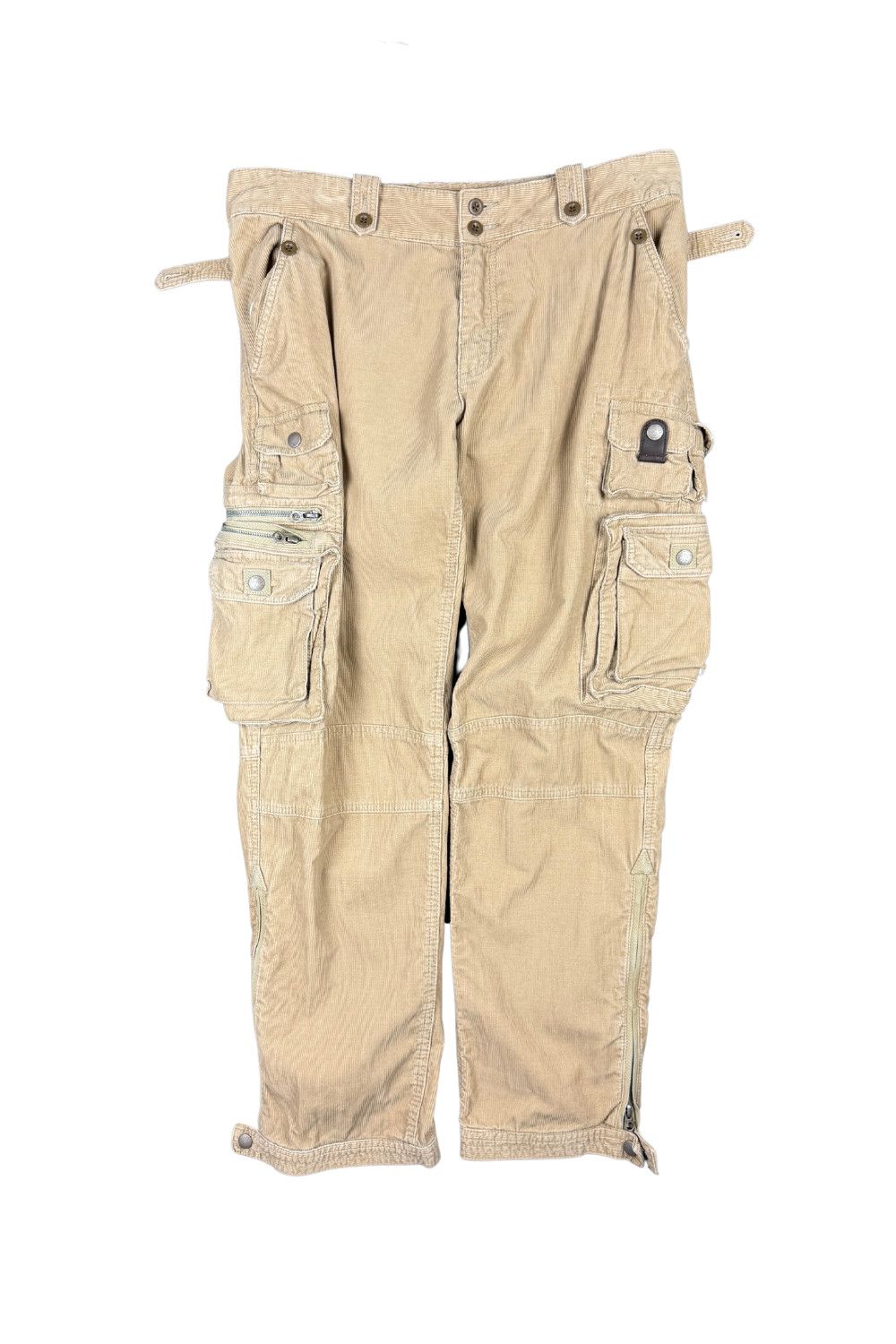 PRL Utility Cord Cargo Pants — 36/30 — fw02 (est.)