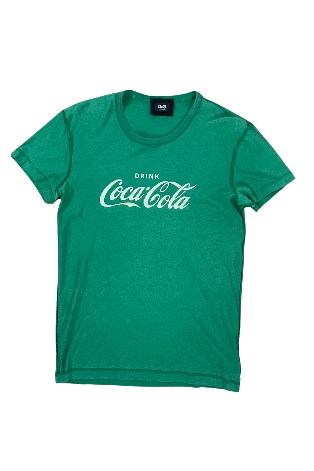 D&G / “Drink Coca-Cola” SS07 Graphic Tee – Deep-emerald