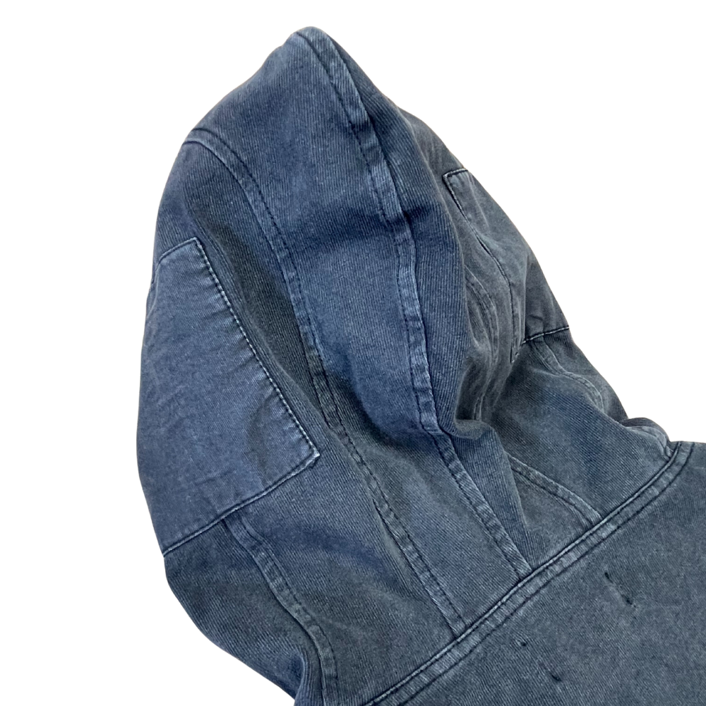 PRL GBR Heavyweight Deck‑Smock Hoodie - Charcoal Fade