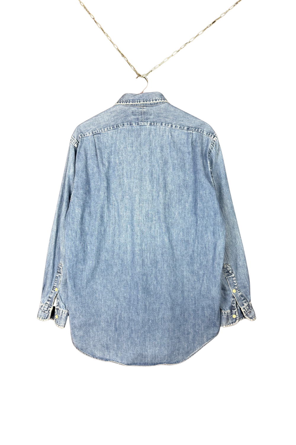 Polo RL Denim Workshirt - washed indigo - aw01 (est) - M