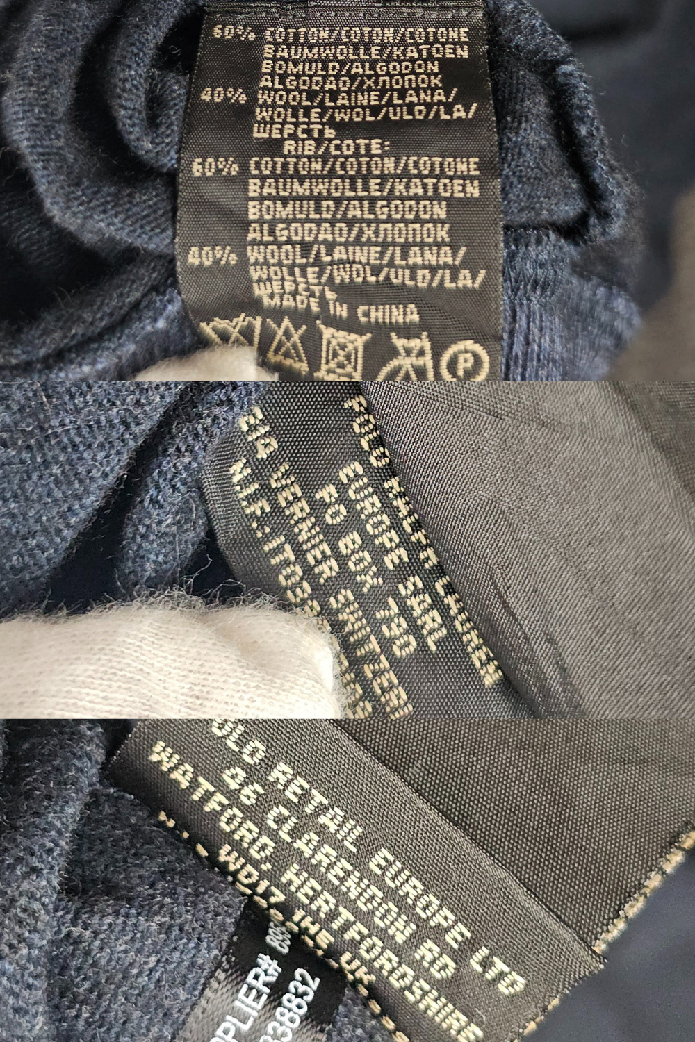 RRL (Double RL) Winged-Wheel Crest Quarter-Zip - S - c. 2008