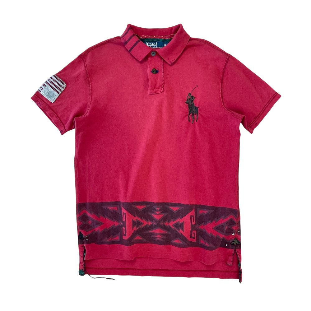 PRL “Hand‑Repaired” Big Pony Polo 08SS — Custom Fit, M