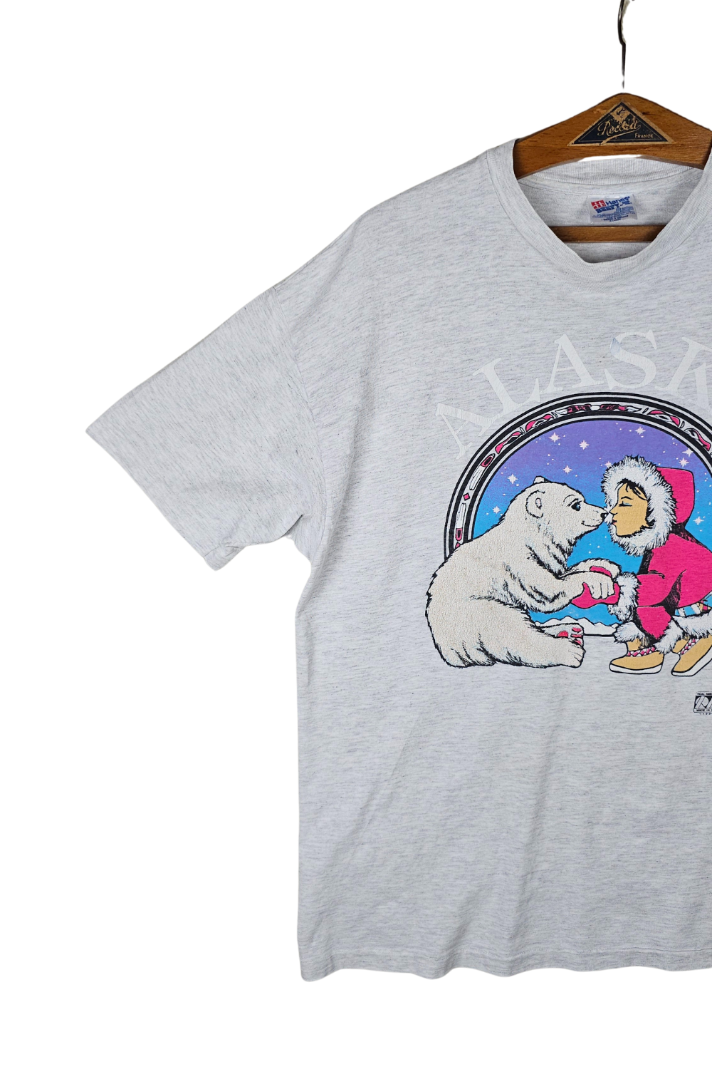 1990 Alaska Polar Bear Tee - Hanes Beefy-T / XL