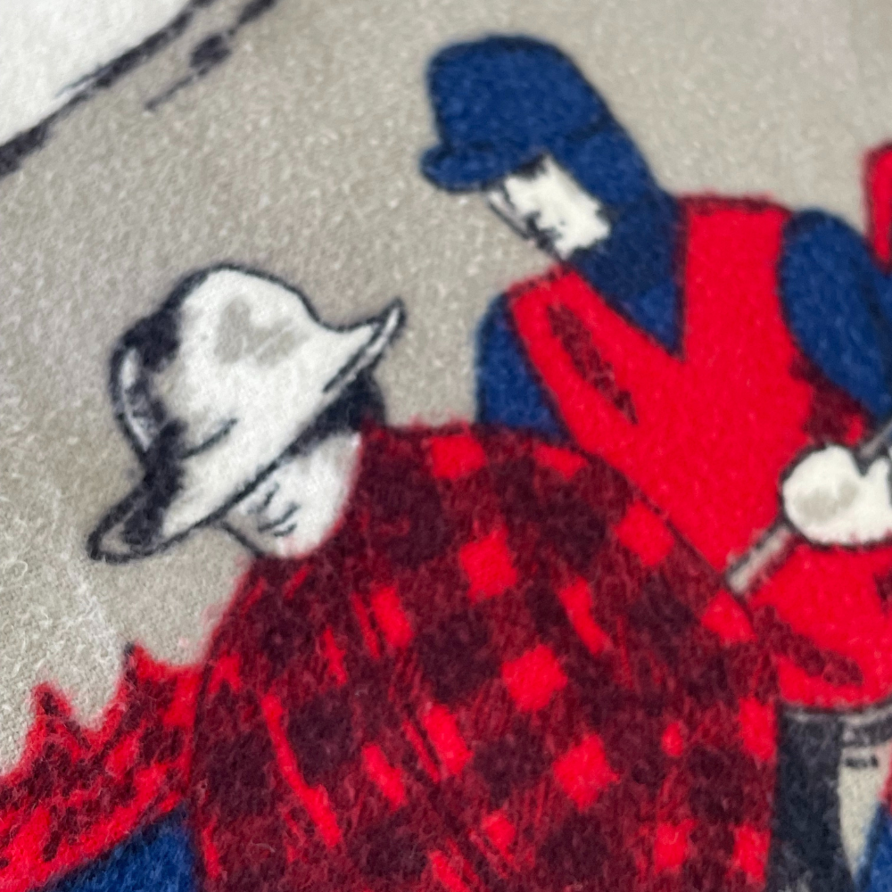 90s “Canoe & Ice Fisherman” Shirt - US Made / Japan Cotton