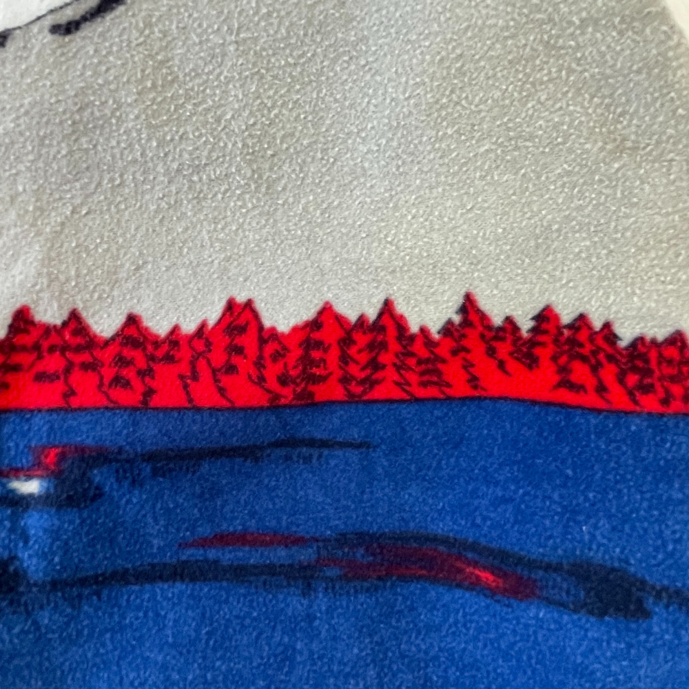 90s “Canoe & Ice Fisherman” Shirt - US Made / Japan Cotton