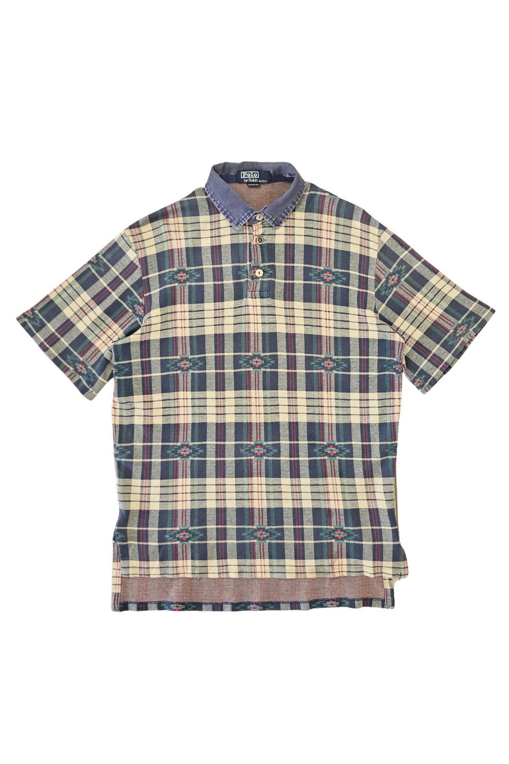 SS93 Polo RL Southwestern Jacquard Polo - Made in USA - Sz M