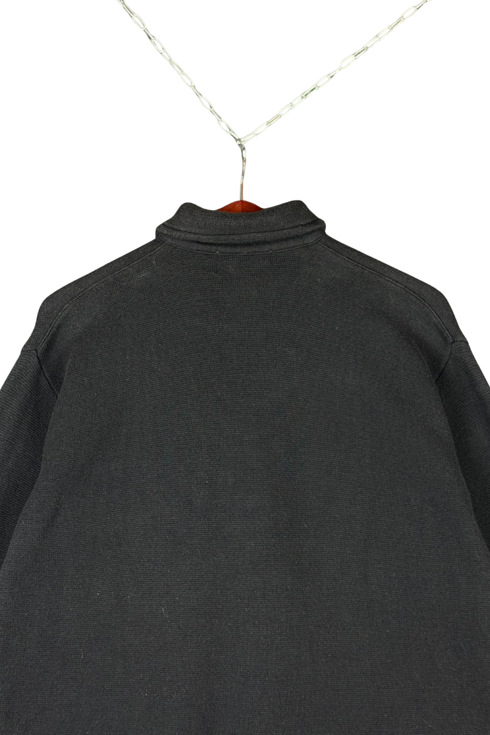 Vintage RRL Black Knit Half-Zip Shirt Jacket – Made in HK(M)