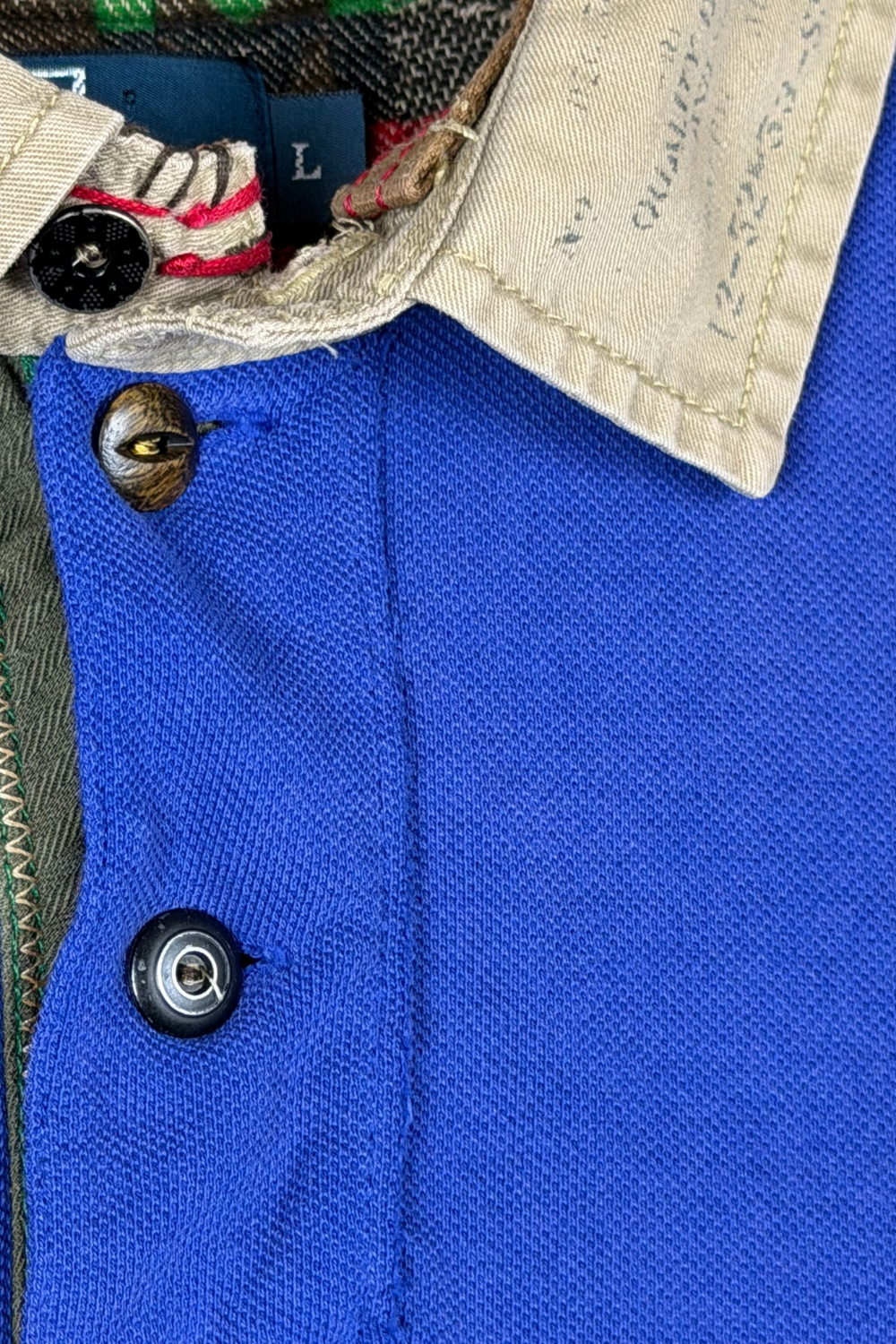 08AW Polo RL “Artisan Big Pony” Piqué Rugby – Royal Blue L