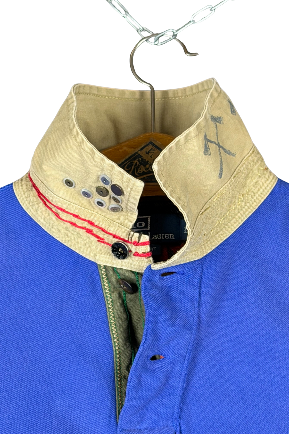 08AW Polo RL “Artisan Big Pony” Piqué Rugby – Royal Blue L