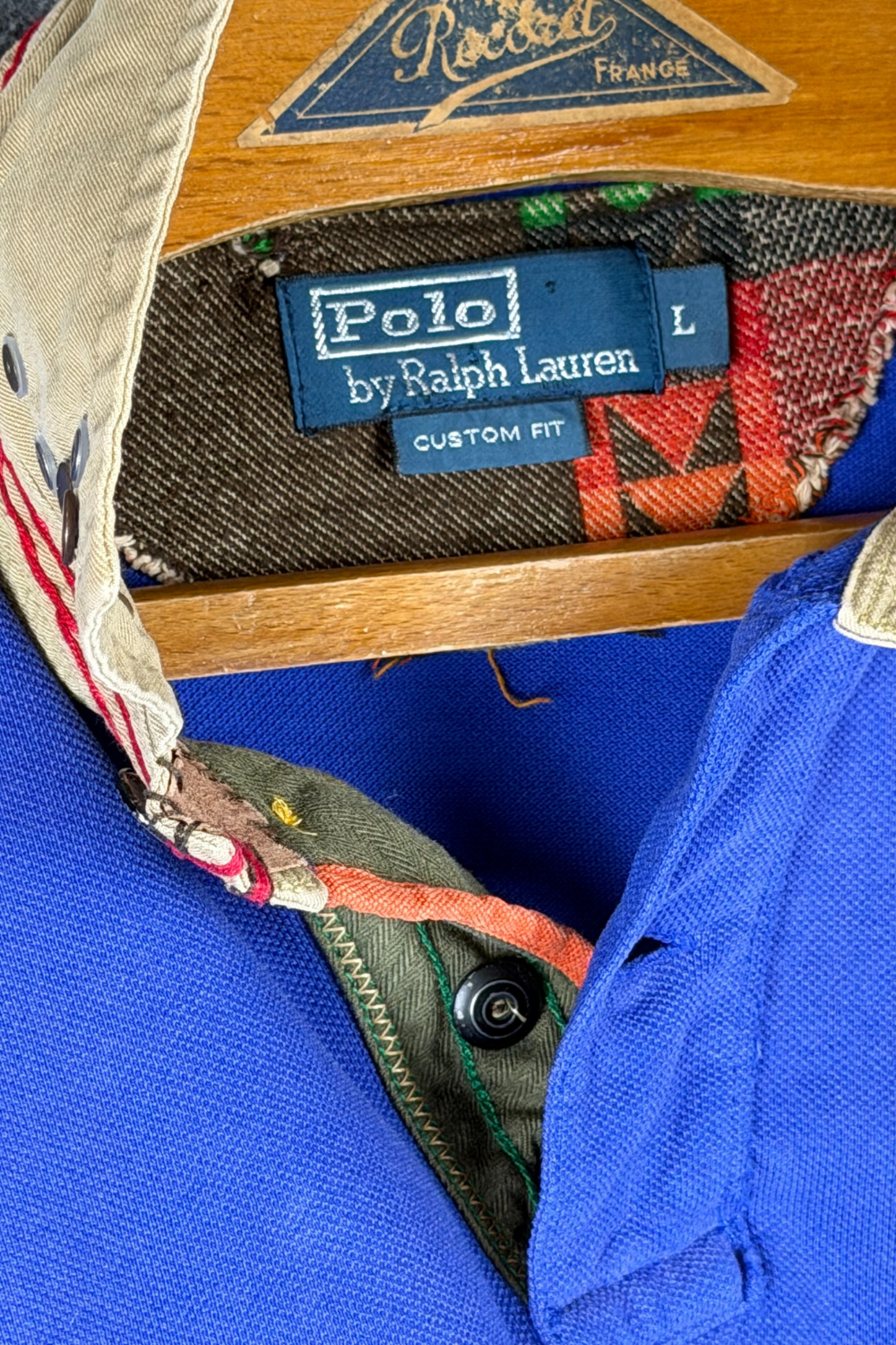 08AW Polo RL “Artisan Big Pony” Piqué Rugby – Royal Blue L