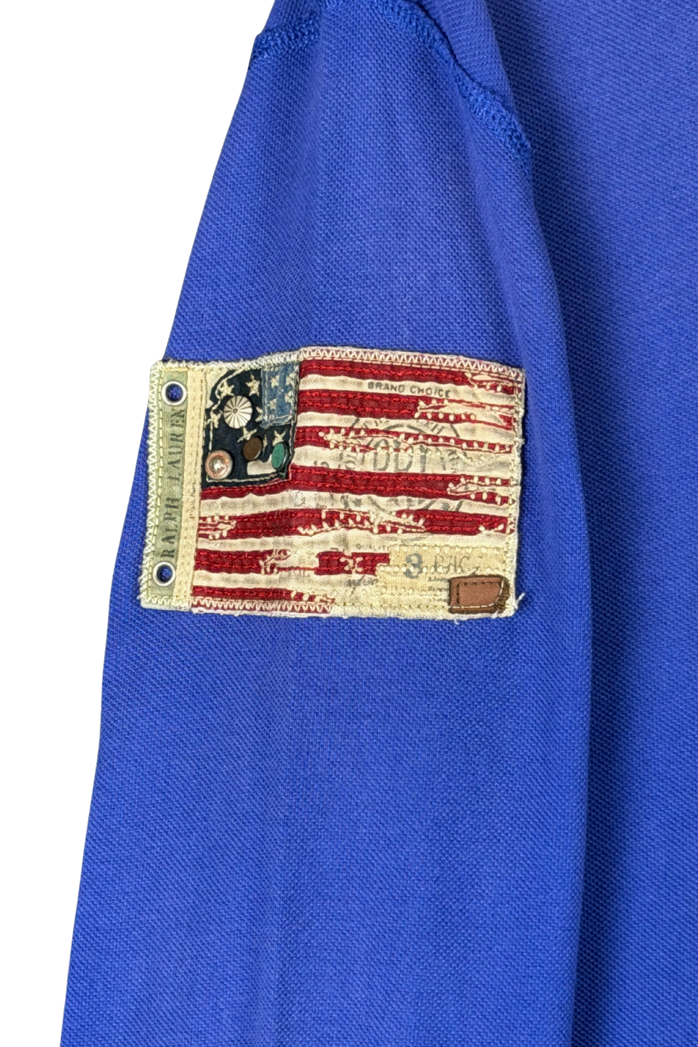 08AW Polo RL “Artisan Big Pony” Piqué Rugby – Royal Blue L