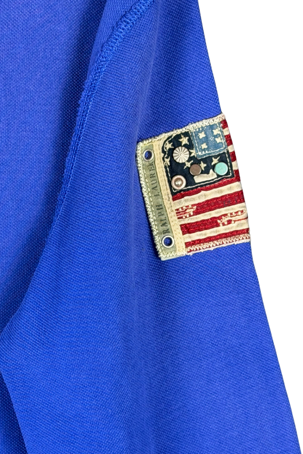 08AW Polo RL “Artisan Big Pony” Piqué Rugby – Royal Blue L