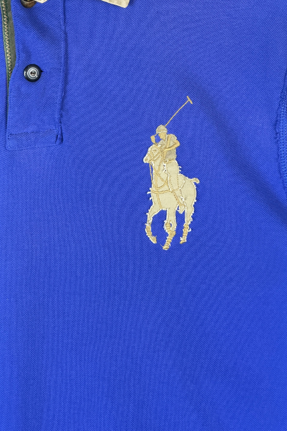 08AW Polo RL “Artisan Big Pony” Piqué Rugby – Royal Blue L