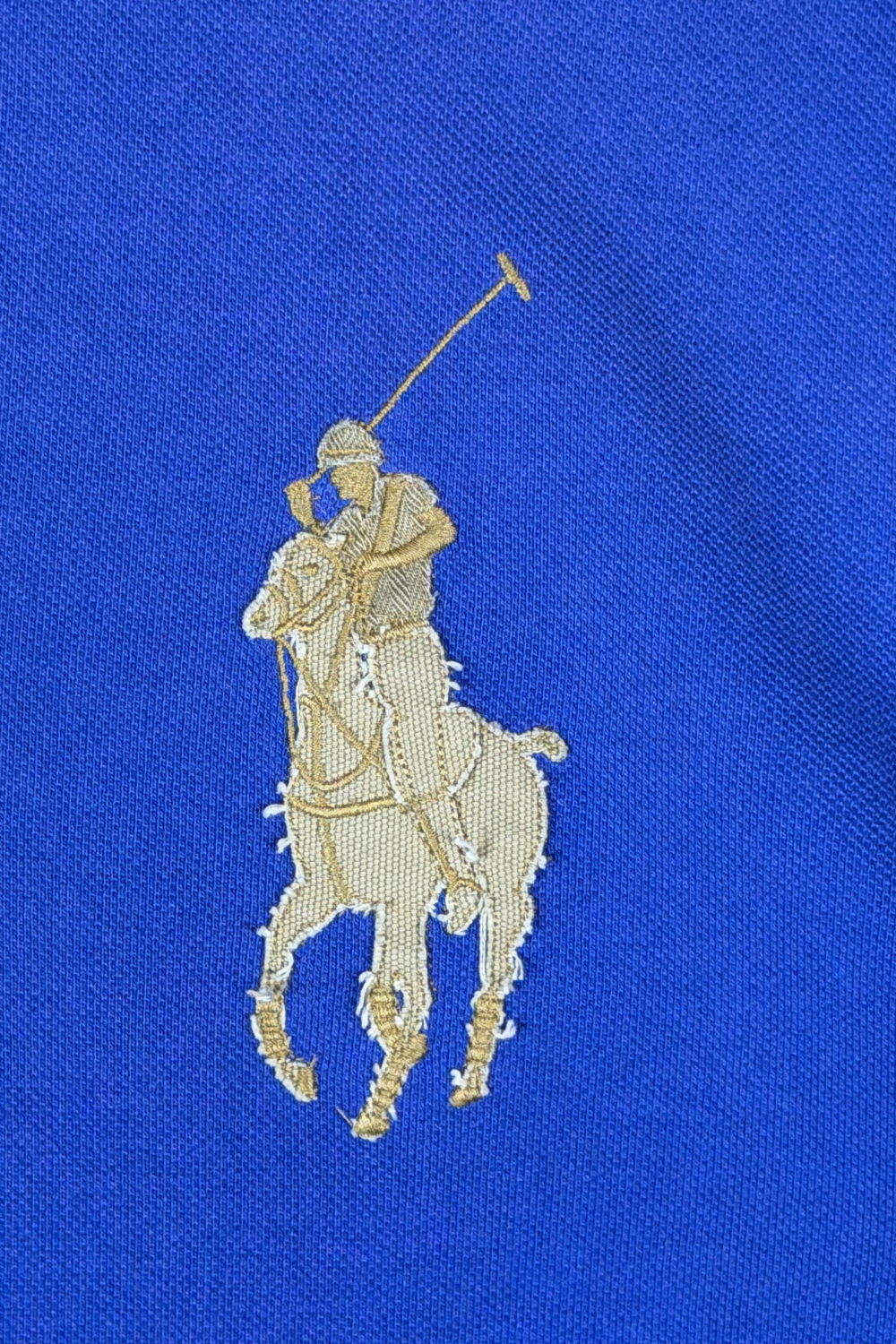 08AW Polo RL “Artisan Big Pony” Piqué Rugby – Royal Blue L