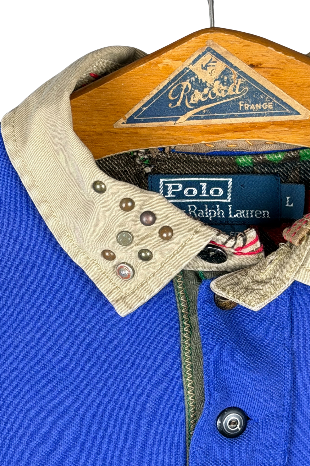 08AW Polo RL “Artisan Big Pony” Piqué Rugby – Royal Blue L