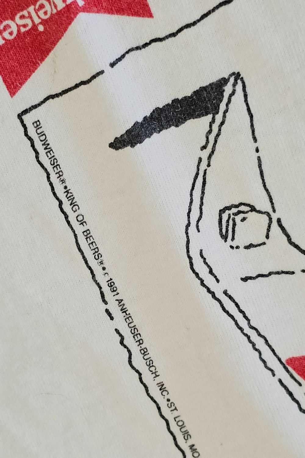 1993 Budweiser “Open Up” Single-Stitch XL – USA Blank