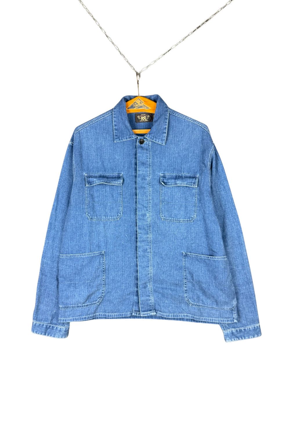 RRL Cotton-Linen Herringbone Denim Work Jacket - ss15 est,