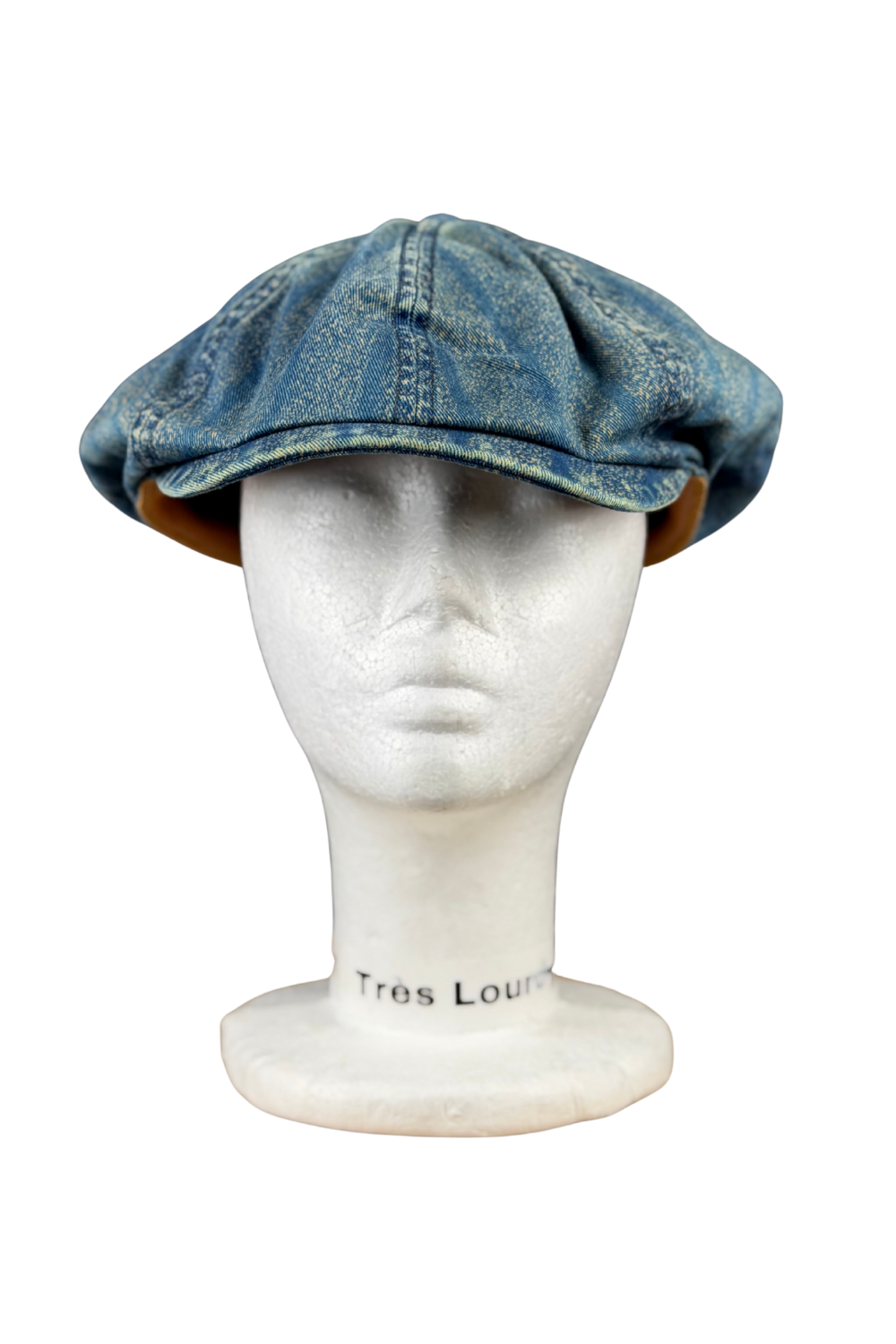 RRL Ralph Lauren Indigo Denim Newsboy Cap L NWT