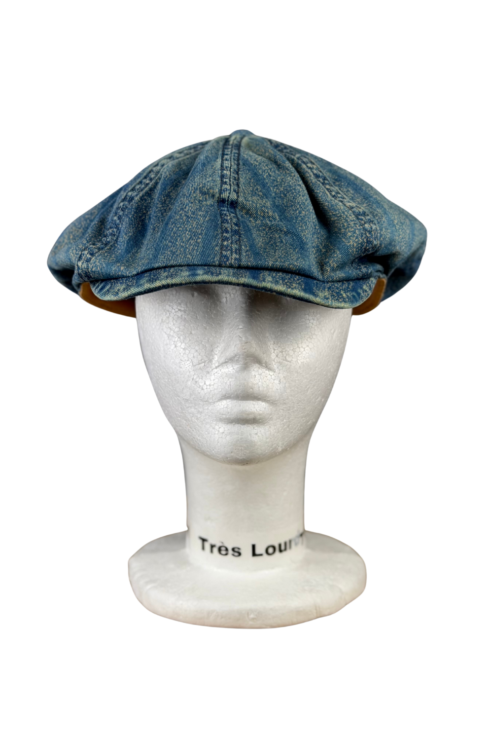 RRL Ralph Lauren Indigo Denim Newsboy Cap L NWT