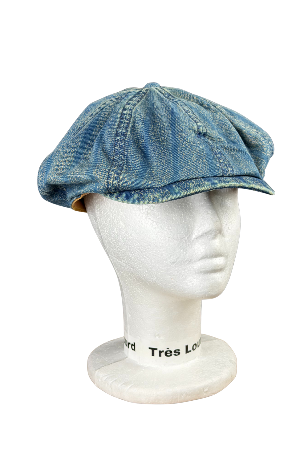 RRL Ralph Lauren Indigo Denim Newsboy Cap L NWT