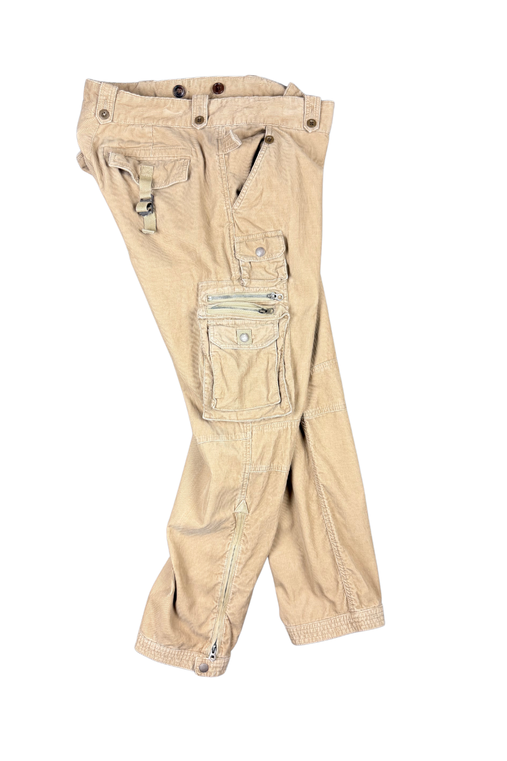 PRL Utility Cord Cargo Pants — 36/30 — fw02 (est.)