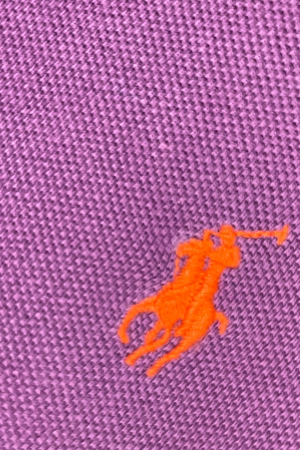 Polo RL Piqué Polo - Hand-Beaded/Sashiko"Boro" Sz L (1 OF 1)