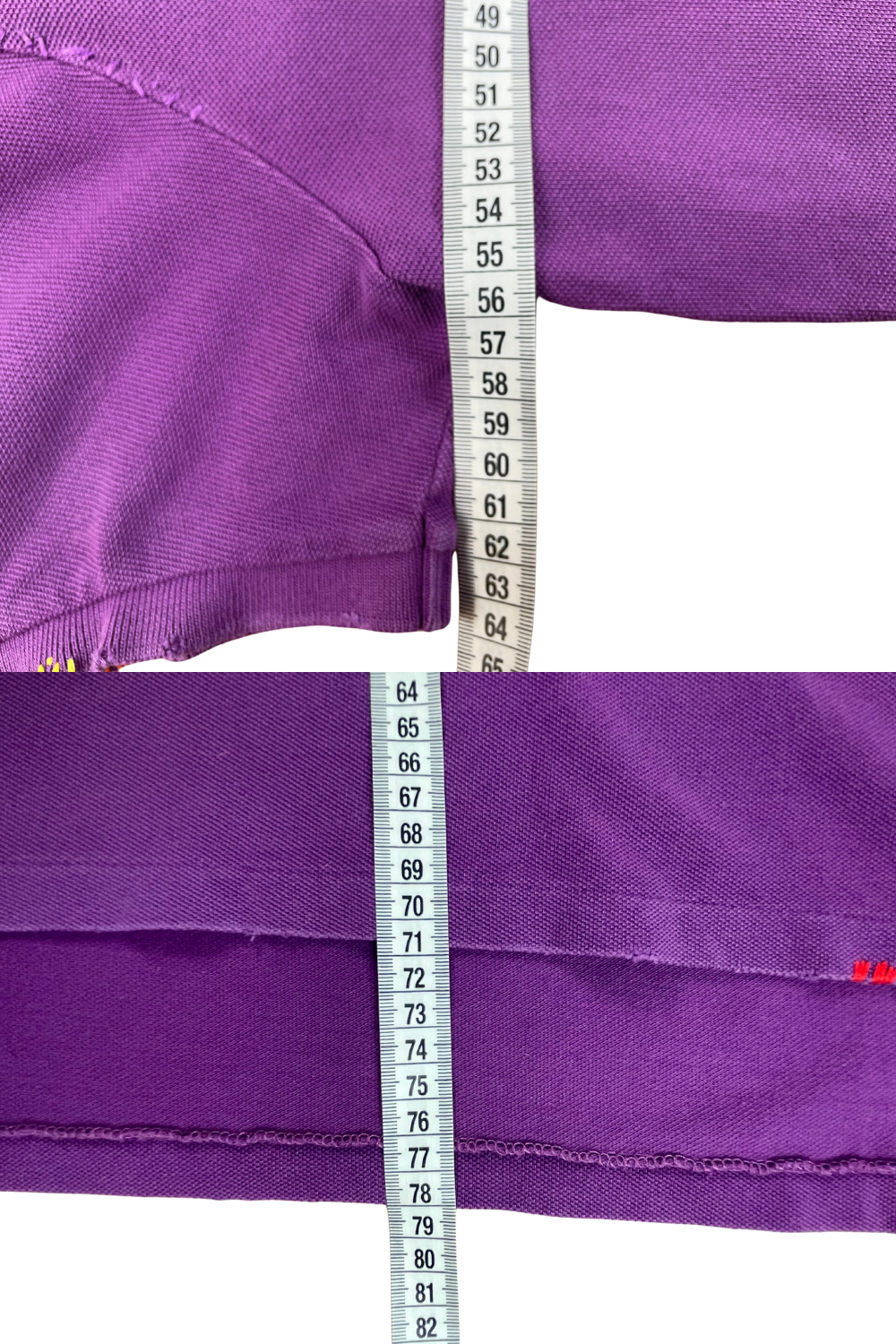 Polo RL Piqué Polo - Hand-Beaded/Sashiko"Boro" Sz L (1 OF 1)