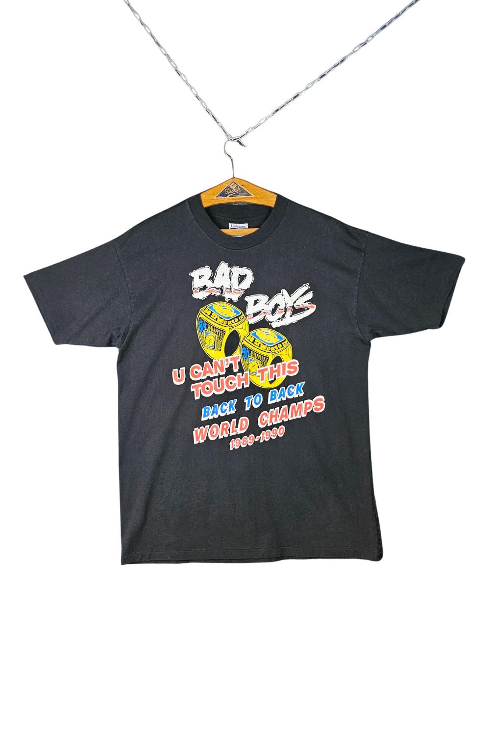 1989 Detroit Pistons “U Can’t Touch This / Hammer Time” Tee