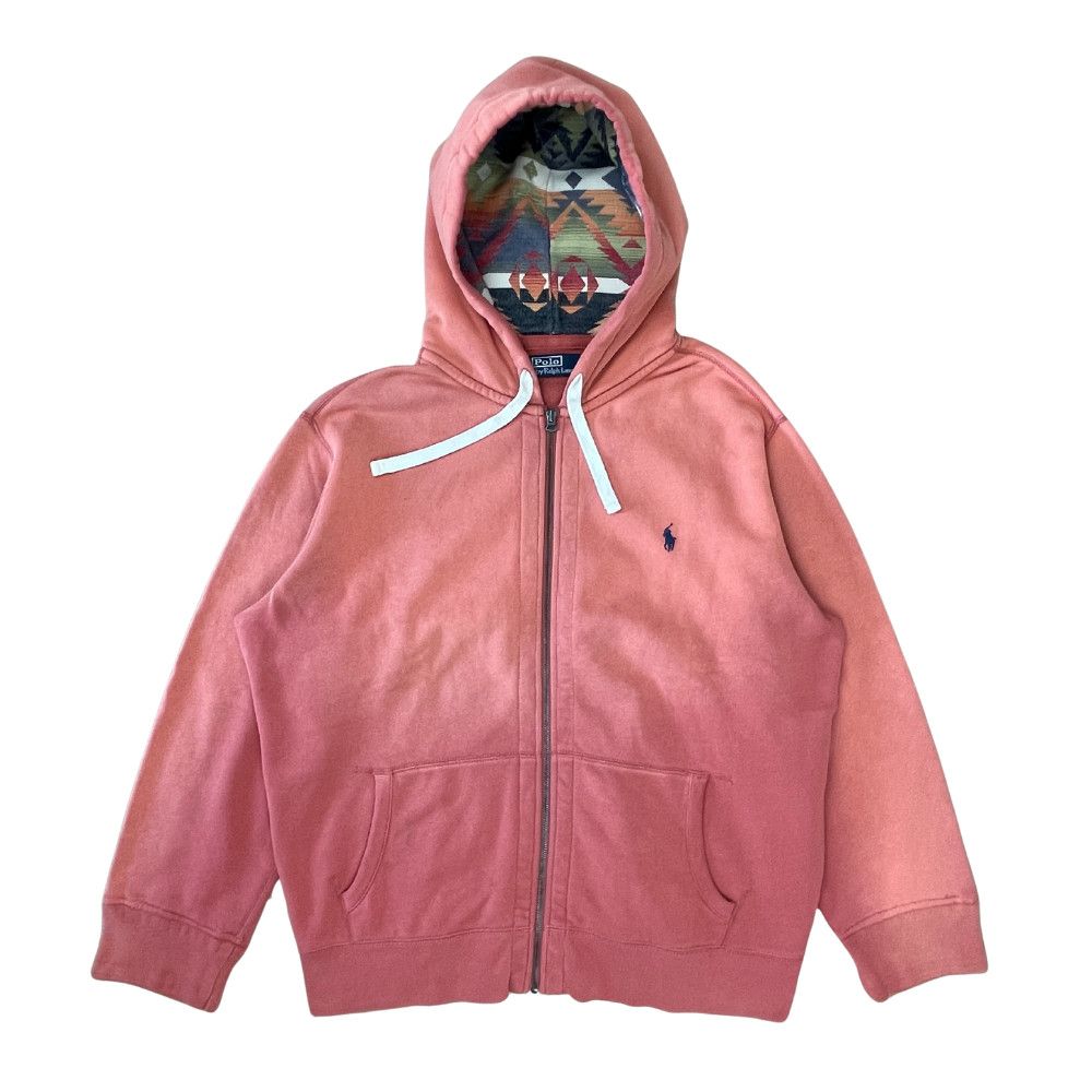 Polo RL Sun‑Faded Zip Hoodie — XXL — Southwest Lined Hood