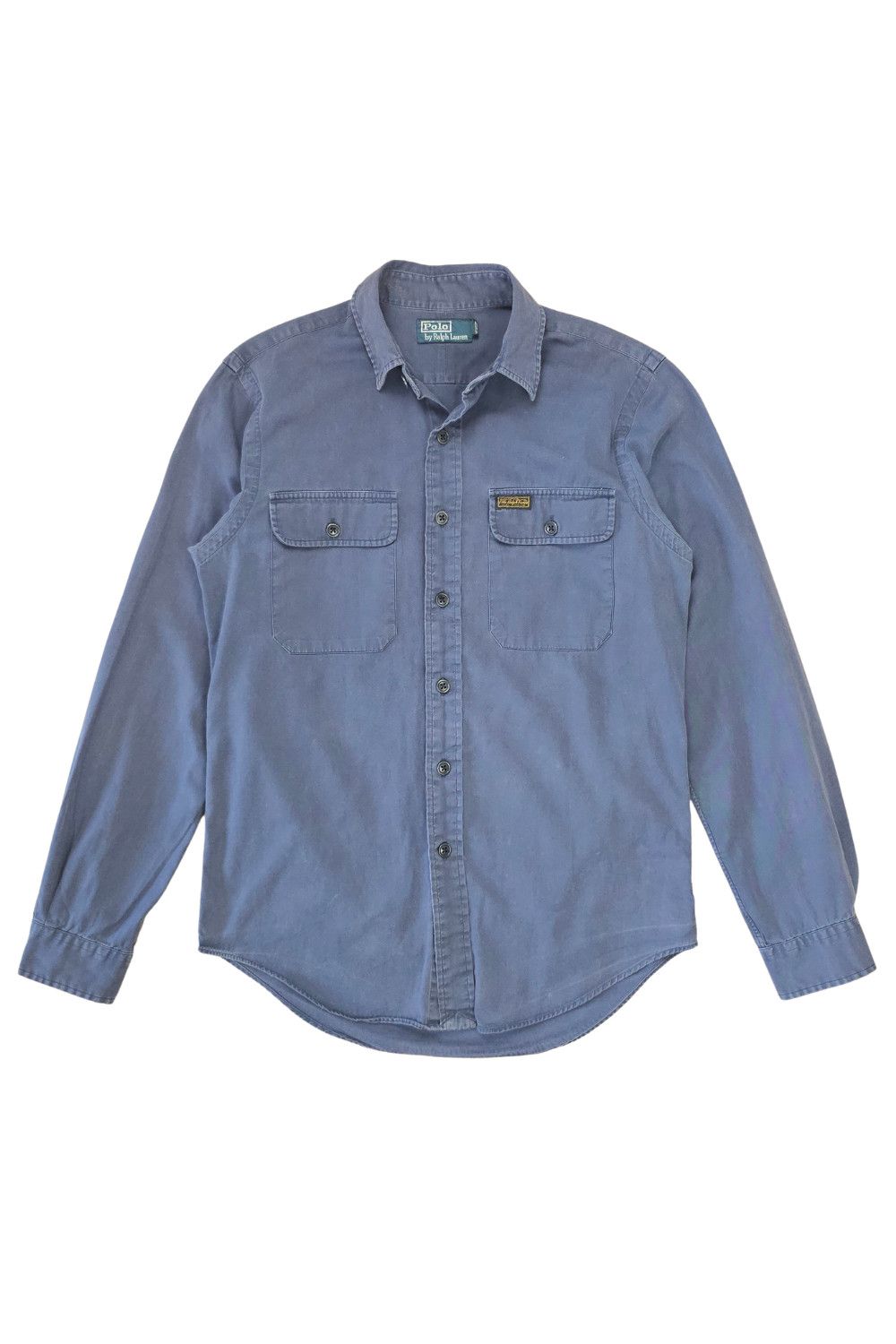 90S Polo RL “Utility” Twill Work Shirt – Rare Small