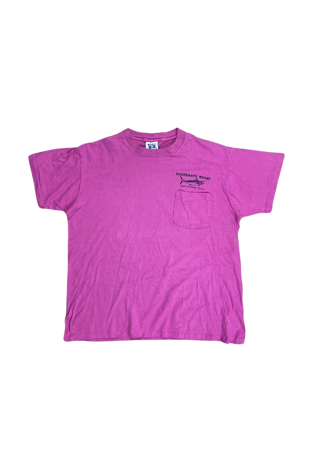 80s USA Made Fisherman’s Wharf Sailfish Tee (Pocket-T, XL)