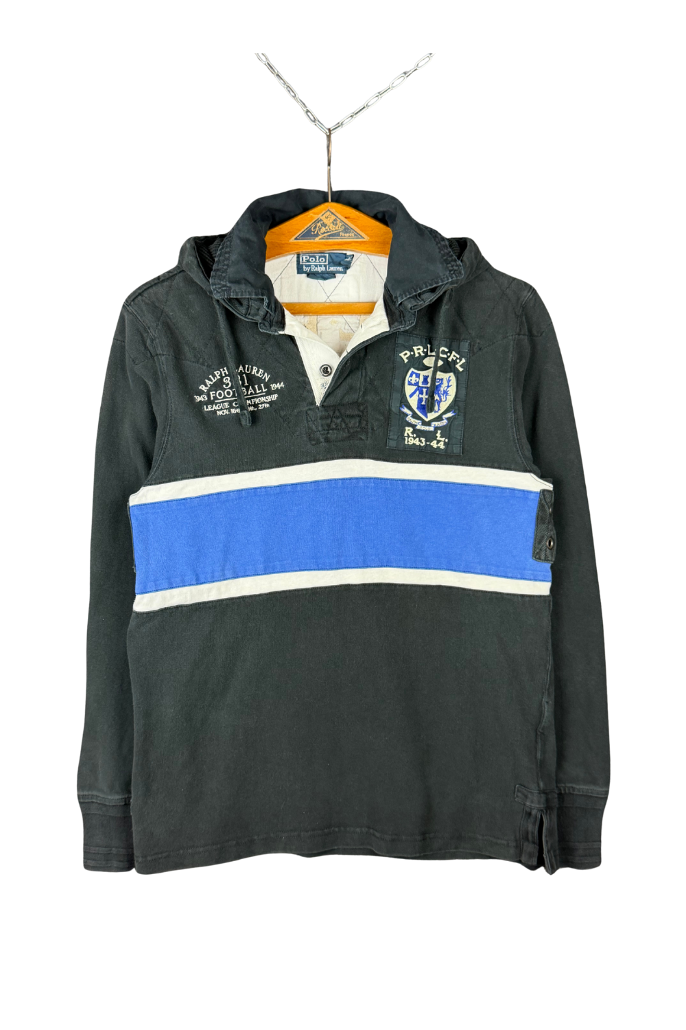 RL “RLPC 1943–44” Football Hooded Rugby – Custom Fit S