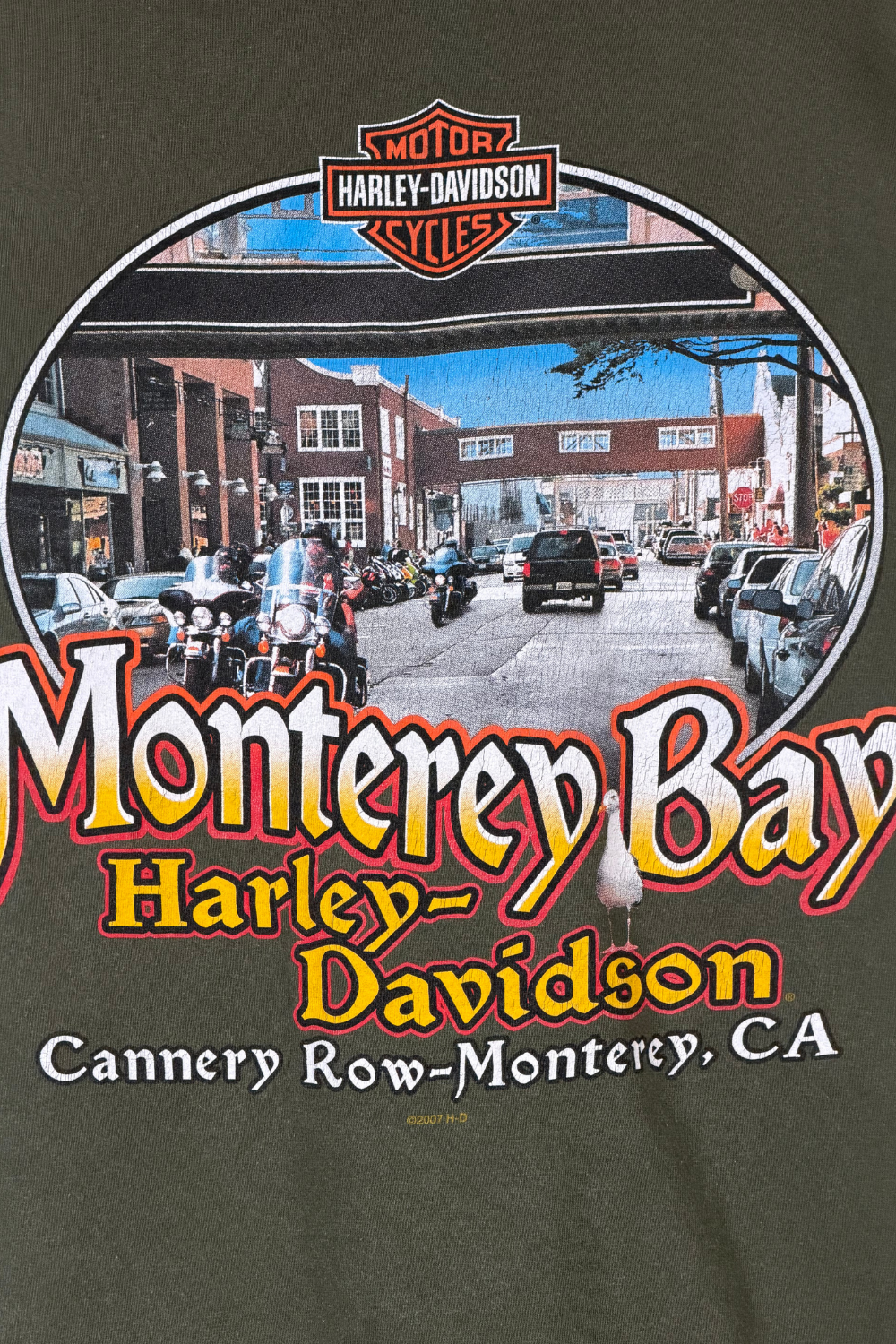 07 Harley-Davidson Monterey Bay Cannery Row Layered LS Tee