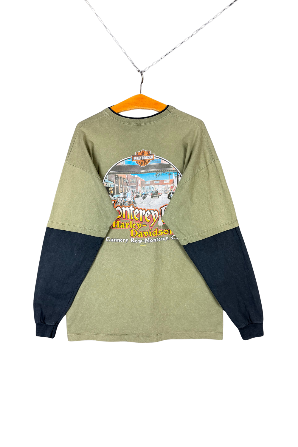 07 Harley-Davidson Monterey Bay Cannery Row Layered LS Tee