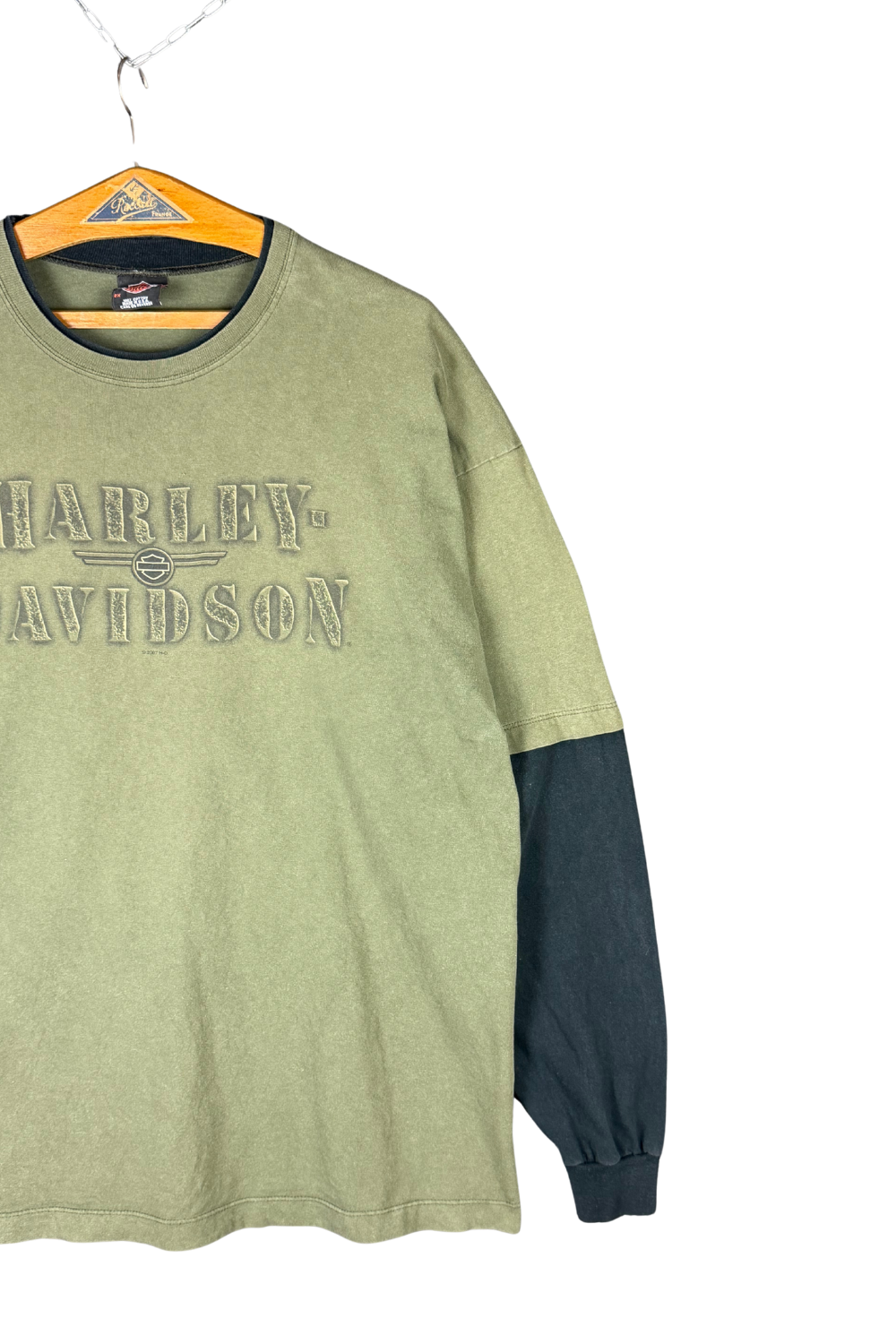 07 Harley-Davidson Monterey Bay Cannery Row Layered LS Tee
