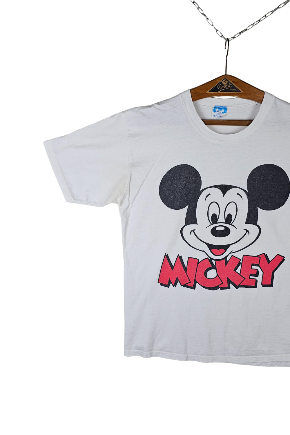 1980s Disney “Mickey” Tee Made in USA - Single Stitch Sleeve